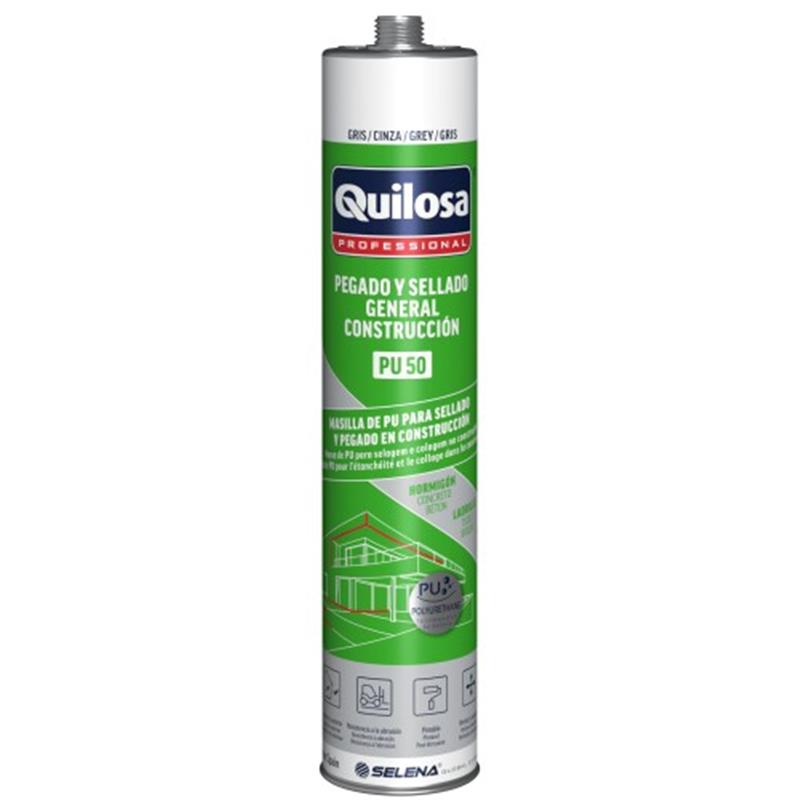 MASILLA CARTUCHO POLIURETANO BLANCA QUILOSA 300 ml (C-12) (1 UD)
