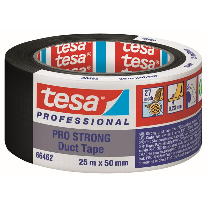 CINTA AMERICANA NEGRA 50mmx 25m TESA PRO-STRONG (1 ROL)